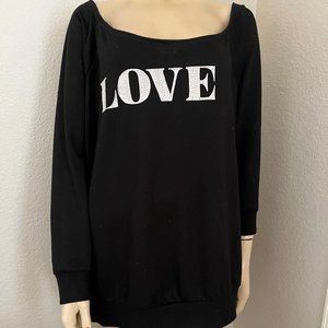 Torrid Black Off the Shoulder LOVE Top 3